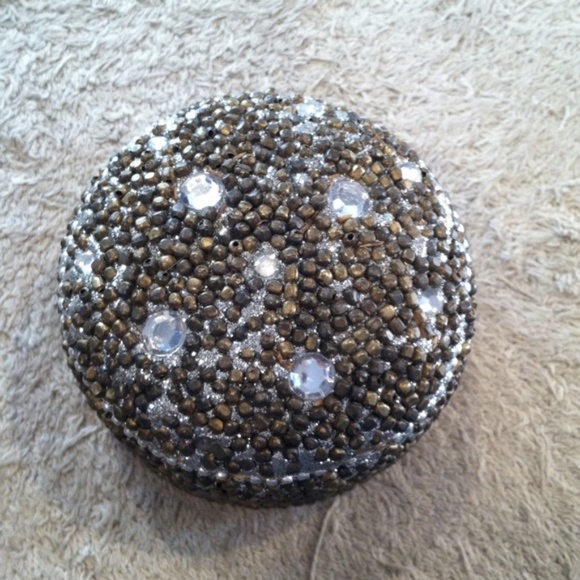 Gold Beaded Box - Picture 2 of 2